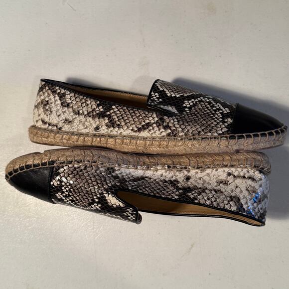 Talbots 9 M Snakeskin Loafers - Picture 2 of 7